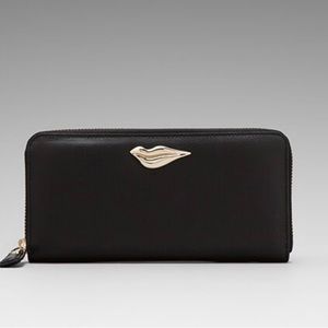 Lips Zip Around Leather Wallet in
Black
Diane von Furstenberg